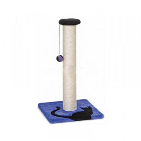 I.P.T.S. 408745 когтеточка-столбик Полуночный Кот, синяя 34*34*62 см