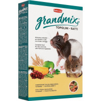 Padovan Grandmix Topolini E Ratti корм комплексный/основной для взрослых мышей и крыс 400 г