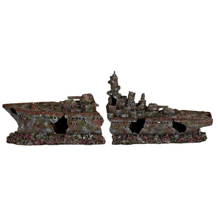 Грот Trixie для аквариума корабль 70 см пластиковый