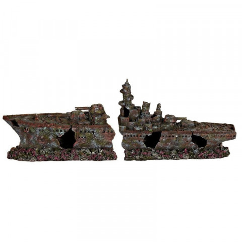 Грот Trixie для аквариума корабль 70 см пластиковый