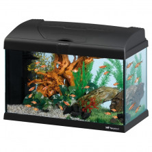 Ferplast Capri 50 LED стеклянный аквариум со светодиодной лампой, внутренним фильтром и нагревателем черный 40 л