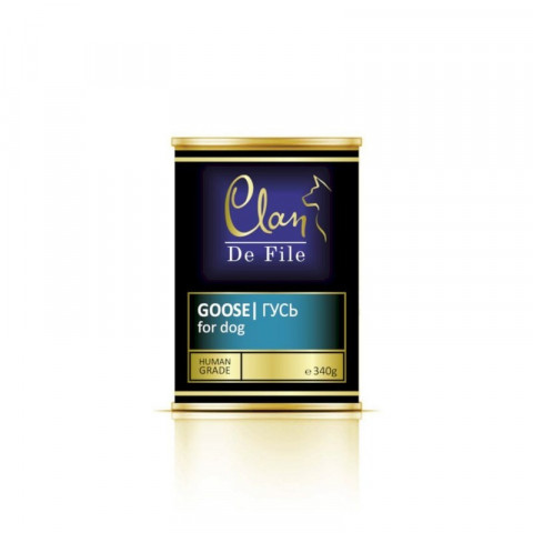 Clan De File влажный корм для собак с гусем в консервах - 340 г