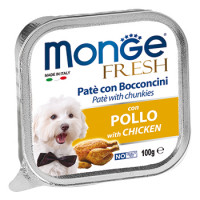 Monge Dog Fresh консервы для собак курица 100 г