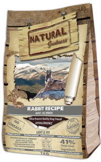 Natural Greatness Rabbit Recipe Light & Fit сухой корм для взрослых собак с избыточным весом с кроликом - 2 кг