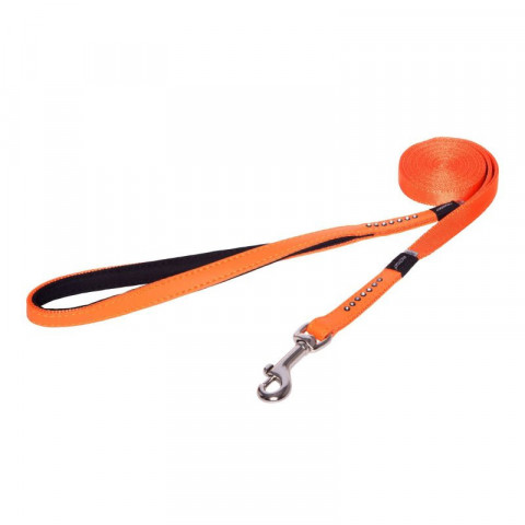 Поводок удлиненный для собак ROGZ Luna S-13мм 1,8 м (Оранжевый HLL501D)