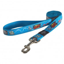 Поводок для собак ROGZ Fancy Dress XL-25мм 1,2 м (Голубой) 1 ш