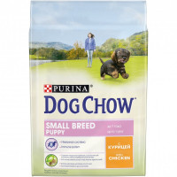 Purina Dog Chow для щенков мелких пород до 1 года с курицей - 2.5 кг
