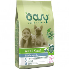 Oasy Dry Dog Adult Small сухой корм для взрослых собак мелких пород с ягненком