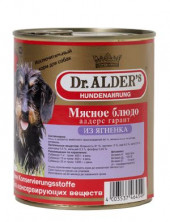 Консервы Dr. Alder's Garant для взрослых собак с ягненком 750 г