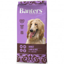 Сухой корм Banters Adult для взрослых собак домашнего содержания с ягненком и рисом - 15 кг