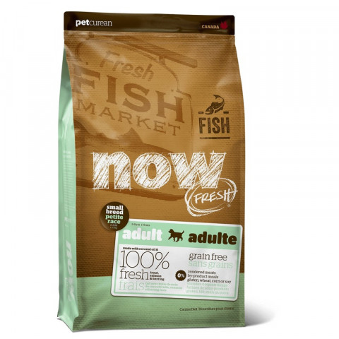 NOW Fresh Small Breed Grain Free сухой беззерновой корм для собак мелких пород с форелью, лососем и овощами - 5,45 кг