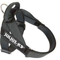 Julius-K9 шлейка для собак Color & Gray 0, 57-74 см / 14-25 кг, черная