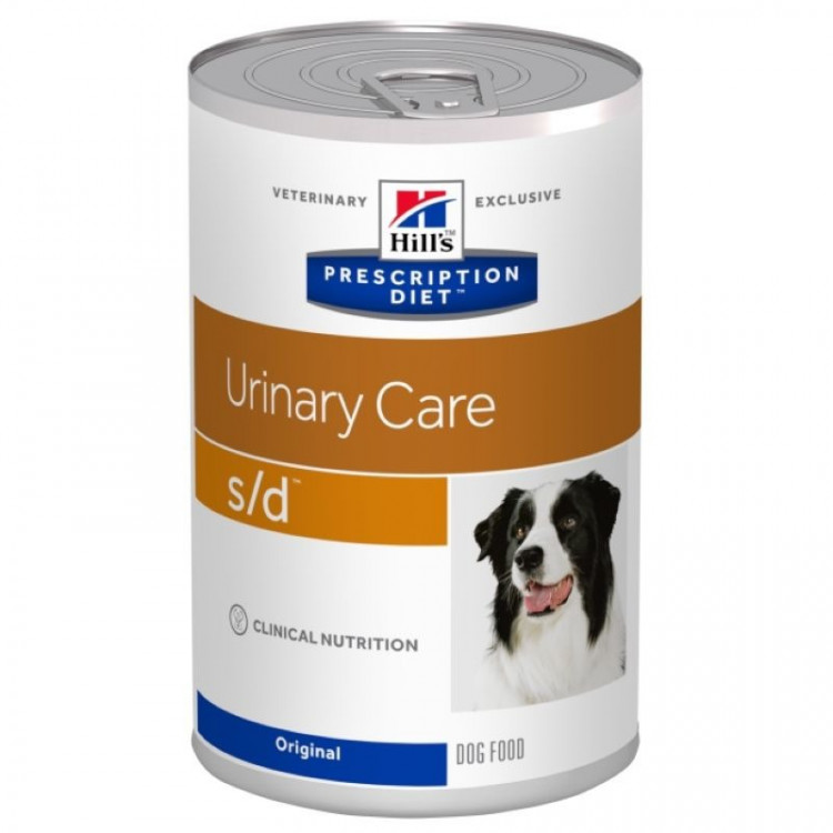 Влажный диетический корм для собак Hill's Prescription Diet s/d Urinary Care при профилактике мочекаменной болезни (МКБ) - 370 г