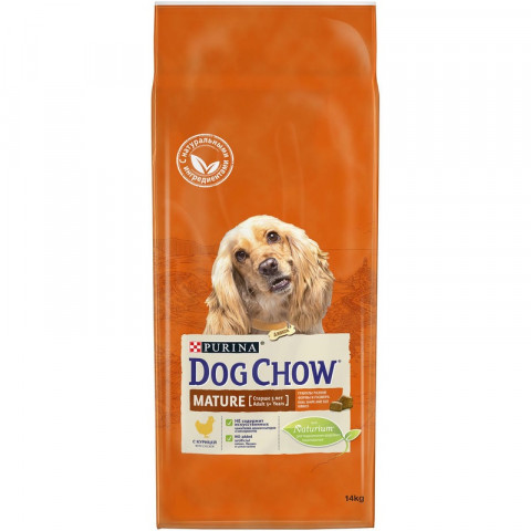 Purina Dog Chow Mature Adult с курицей - 14 кг