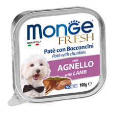 Monge Dog Fresh консервы для собак ягненок 100 г