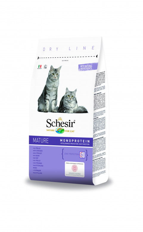 SCHESIR Mature для пожилых кошек с курицей - 400 гр