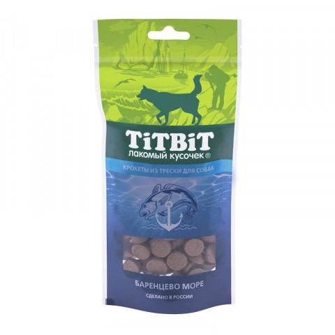 Лакомство Titbit Крокеты из трески для собак - 75 г 1 ш