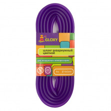Gloxy шланг воздушный аквариумный, фиолетовый - 4 м