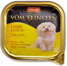 Animonda Vom Feinsten Light Lunch / Анимонда Вомфейнштейн Лайт Ланч для собак с индейкой и сыром 150 г (консервы)