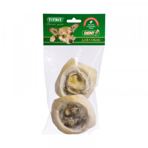 Titbit ухо говяжье внутр. - мягкая упаковка