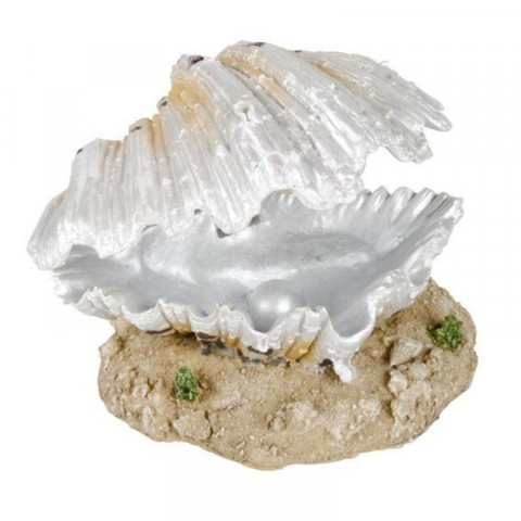Грот Trixie для аквариума морская раковина с жемчужиной 9 см пластиковый 1 ш