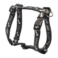 Шлейка для собак ROGZ Fancy Dress L-16мм (Черный SJ12CB)