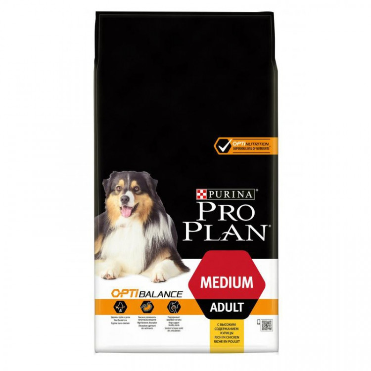 Pro Plan Adult Original Chicken & Rice для взрослых собак средних пород с курицей и рисом - 7 кг