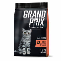 Grand Prix Kitten Сухой корм для котят с лососем - 1,5 кг