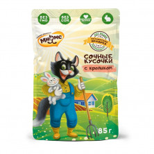 Мнямс Кот Федор влажный корм для взрослых кошек с кроликом "Фермерская ярмарка" - 85 г