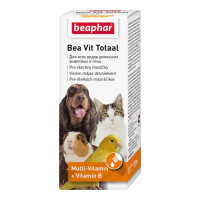 Beaphar Bea Vit Total мультивитамины для кошек, собак, птиц и грызунов во время линьки - 50 мл