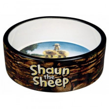 Миска Trixie Shaun the Sheep для собак керамическая 0,8 л/ф16 см коричневая