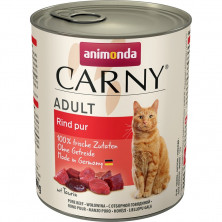 Влажный корм Animonda Carny для взрослых кошек с отборной говядиной - 800 г