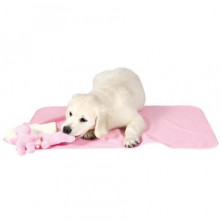 Подстилка, игрушка и полотенце Trixie для щенков розовые