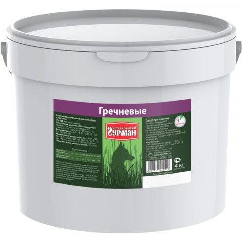 Каша для собак Четвероногий гурман гречка - 4 кг