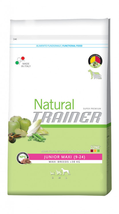 Trainer Natural Maxi Junior для юниоров крупных пород от 9 месяцев до 2 лет - 12.5 кг
