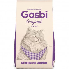 Сухой корм Gosbi Original Cat Sterilized Senior для пожилых стерилизованных кошек с курицей и индейкой - 1 кг