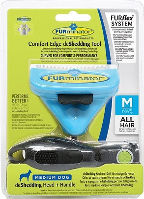 FURminator FURflex Комбо против линьки M для собак средних пород