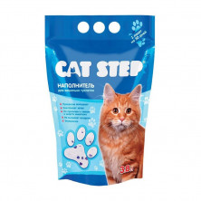 Наполнитель Cat Step для кошачьих туалетов силикагелевый впитывающий - 3,8 л 3 л