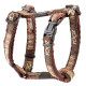 Шлейка для собак ROGZ Fancy Dress S-11мм (Коричневый SJ01CE)