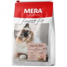 Mera Finest Fit Hair & Skin сухой корм для взрослых кошек для красивой кожи и шерсти с курицей - 4 кг