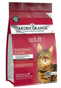 Arden Grange Adult Cat Chicken & Potato корм сухой беззерновой для взрослых кошек с курицей и картофелем - 4 кг