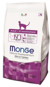 Monge Cat для взрослых кошек 1,5 кг