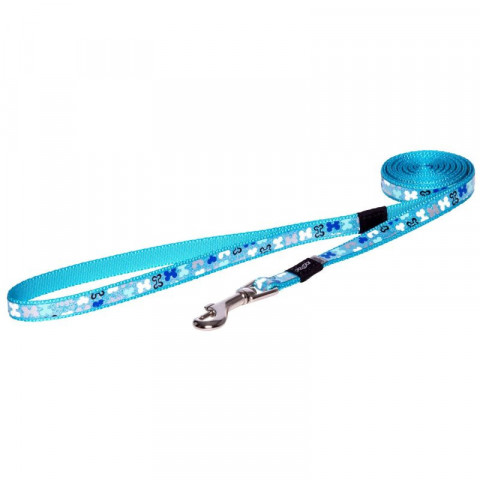 Поводок удлиненный для собак ROGZ Trendy S-12мм 1,8 м (Голубой HLL521B)