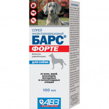 Барс Форте спрей инсектоакарицидный для собак - 100 мл 1 ш