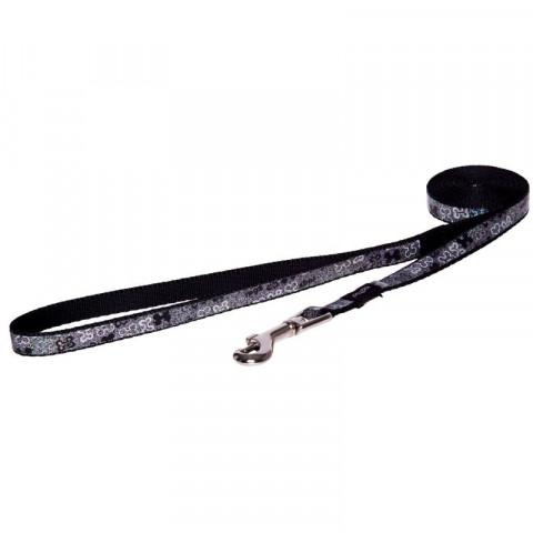Поводок удлиненный для собак ROGZ Trendy S-12мм 1,8 м (Черный HLL521A)