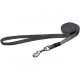 Rogz Поводок для крупных собак 120 см HL02BG, черный с серым