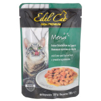 Edel Cat Mit Ente und Kaninchen полнорационный влажный корм с уткой и кроликом для кошек всех пород - 100 г