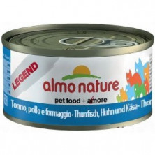 Almo Nature Legend Adult Cat Tuna, Chicken&Cheese консервы с тунцом, курицей и сыром в бульоне для взрослых кошек - 70 г