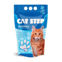 Наполнитель Cat Step для кошачьих туалетов силикагелевый впитывающий - 3 л
