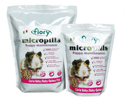 FIORY корм для морских свинок возрастом 1-6 месяцев Micropills Baby Guinea Pigs 850 гр